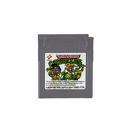 Jogo Teenage Mutant Ninja Turtles 2 - GBC (Japonês)