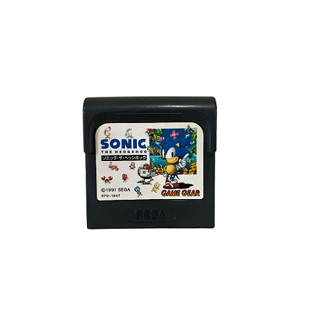 Jogo Sonic the Hedgehog - Game Gear (Japonês)