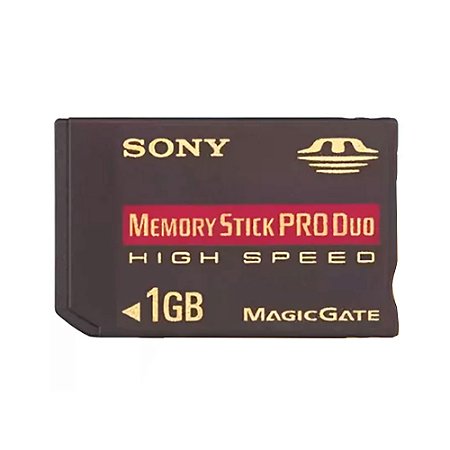 Cartão De Memória Memory Stick Pro Duo 1GB - Sony