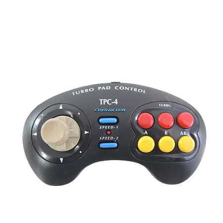 Controle Dynacom Turbo Pad Control TPC-4 - Master System e Atari