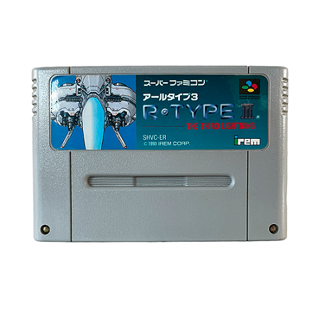 Jogo R-Type III: The Third Lightning - SNES (Japonês)