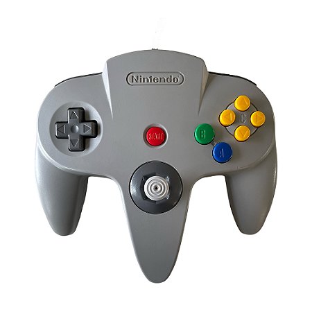 Controle Nintendo 64 Cinza - Nintendo