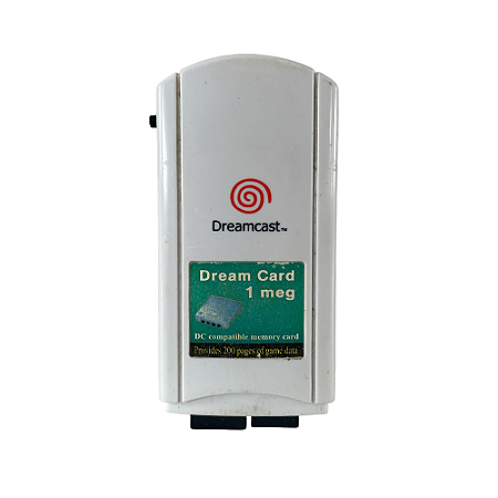 Visual Memory Unit (VMU) Branco Paralelo - Dreamcast