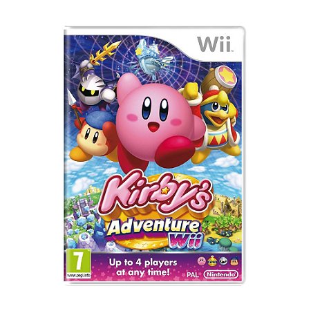 Jogo Kirby's Adventure Wii - Wii (Europeu)
