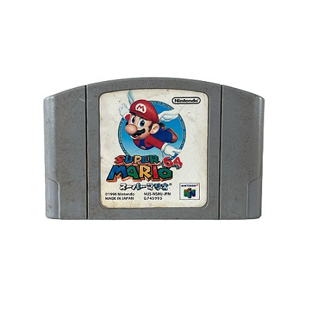Jogo Super Mario 64 - N64 (Japonês) - MeuGameUsado