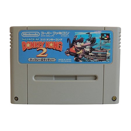 Jogo Super Donkey Kong 2 - SNES (Japonês)