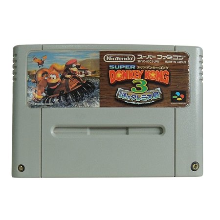 Jogo Super Donkey Kong 3: Nazo no Krems Shima - SNES (Japonês)
