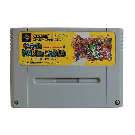 Jogo Super Mario World - SNES (Japonês)