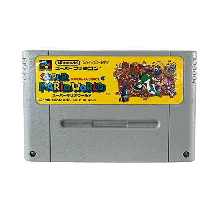 Jogo Super Mario World - SNES (Japonês)