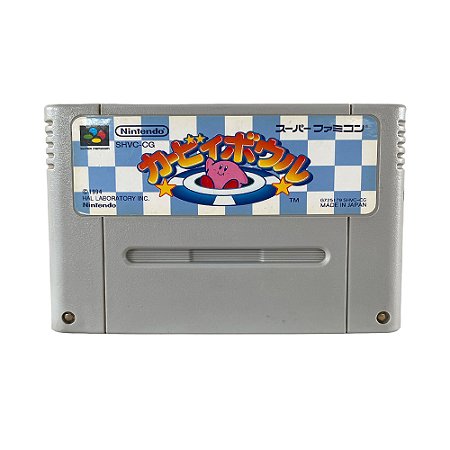 Jogo Kirby Bowl / Kirby's Dream Course - SNES (Japonês)