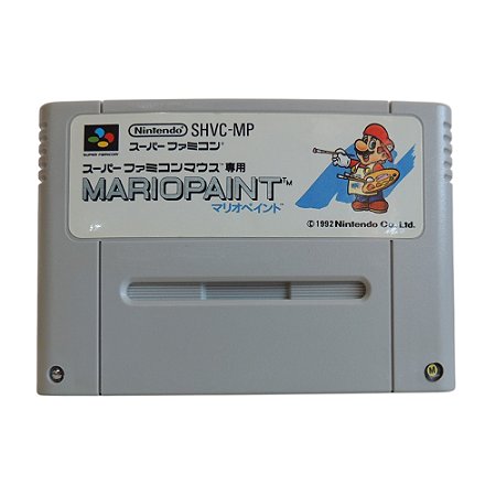 Jogo Mario Paint - SNES (Japonês)