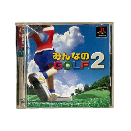 Jogo Hot Shots Golf 2 / Minna no Golf 2- PS1 (Japonês)