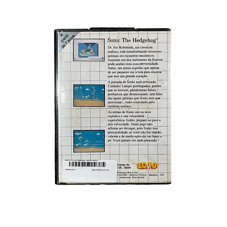 Jogo Sonic the Hedgehog - Master System - MeuGameUsado