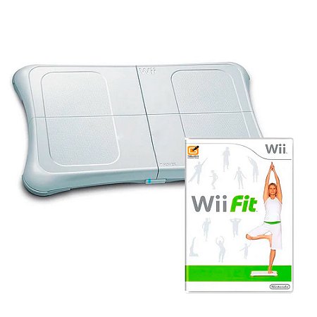 Jogo Wii Fit + Balance Board - Nintendo