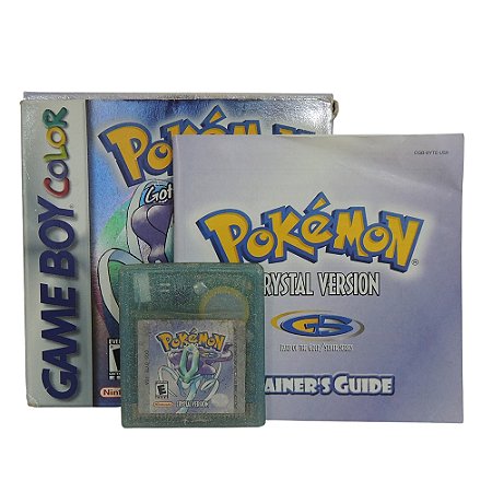 Jogo Pokémon Crystal Version - GBC