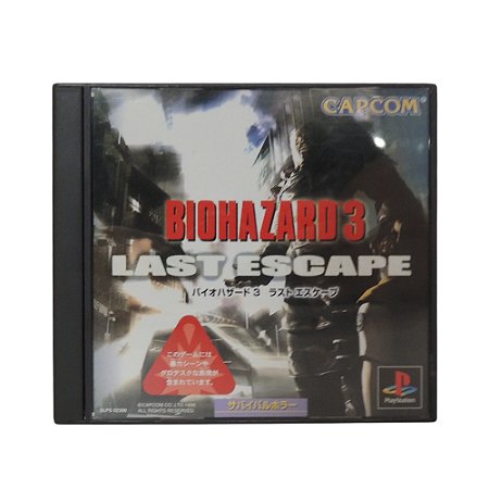 Jogo BioHazard 3: Last Escape - PS1 (Japonês)