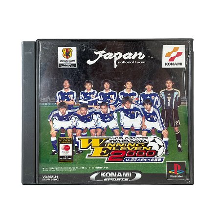 Jogo World Soccer Jikkyou Winning Eleven 2000: U-23 Medal e no Chousen - PS1 (Japonês)