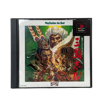 Jogo San Goku Shi IV (PlayStation the Best) - PS1 (Japonês)