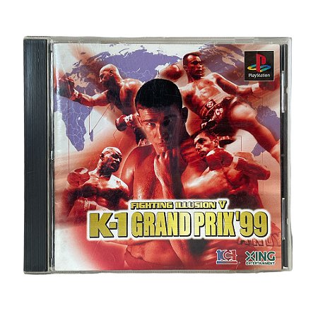 Jogo Fighting Illusion V: K-1 Grand Prix '99 - PS1 (Japonês)