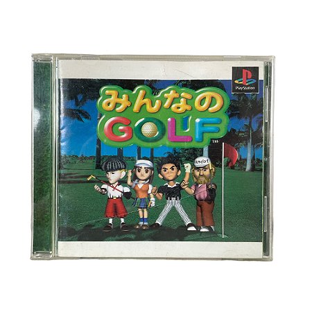 Jogo Minna no Golf - PS1 (Japonês)