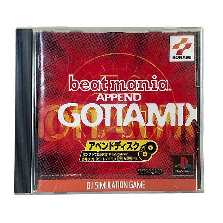 Jogo BeatMania Append GottaMix - PS1 (Japonês)