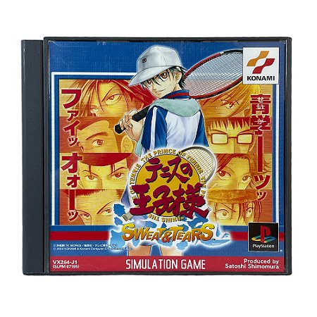 Jogo Tennis no Ouji-sama: Sweat & Tears - PS1 (Japonês)