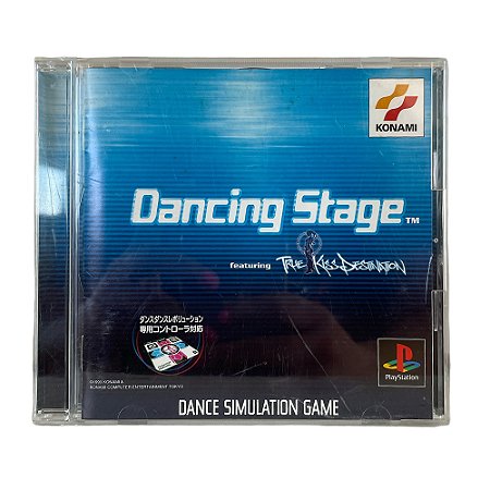 Jogo Dancing Stage featuring True Kiss Destination - PS1 (Japonês)