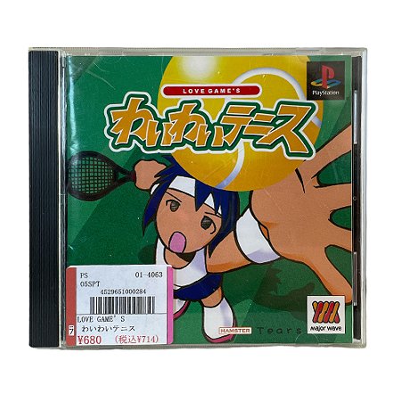 Jogo Love Game's: Wai Wai Tennis (Major Wave Series) - PS1 (Japonês)