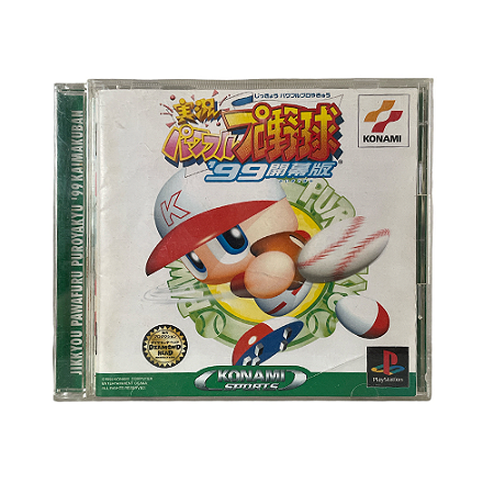 Jogo Jikkyou Powerful Pro Yakyuu '99 Kaimakuban - PS1 (Japonês)