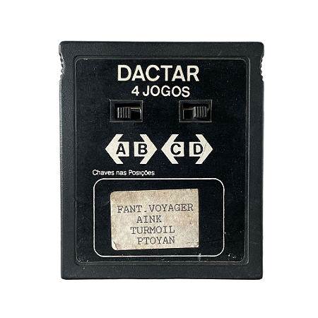 Jogo Dactar 4 em 1: Fant. Voyager / Aink / Turmoil / Ptoyan - Atari
