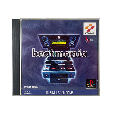 Jogo BeatMania - PS1 (Japonês)