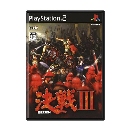 Jogo Kessen III - PS2 (Japonês)