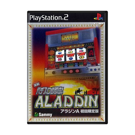 Jogo Jissen Pachi-Slot Hisshouhou! Aladdin A (First Print Limited Edition) - PS2 (Japonês)