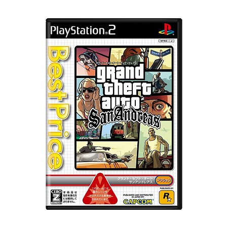 Jogo Grand Theft Auto: San Andreas (Best Price) - PS2 (Japonês)