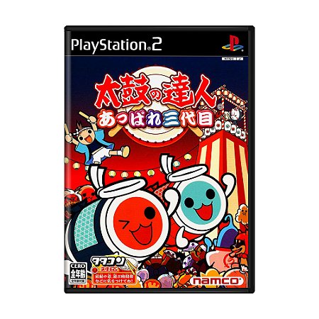 Jogo Taiko no Tatsujin: Appare Sandaime (w/TataKon) - PS2 (Japonês)