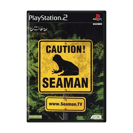Jogo Seaman: Kindan no Pet: Gaze Hakushi no Jikken Shima - PS2 (Japonês)