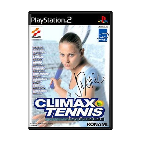 Jogo Climax Tennis: WTA Tour Edition - PS2 (Japonês)