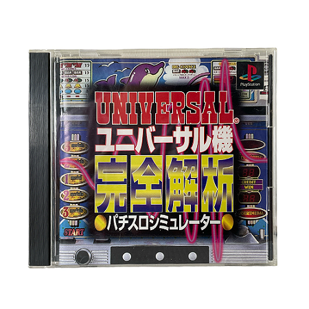 Jogo Universal-ki Kansen Kaiseki: Pachi-Slot Simulator - PS1 (Japonês)