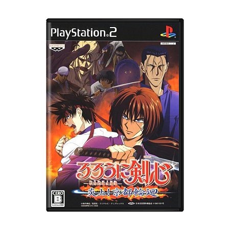 Jogo Rurouni Kenshin: Meiji Kenkaku Romantan - Enjou! Kyoto Rinne - PS2 (Japonês)