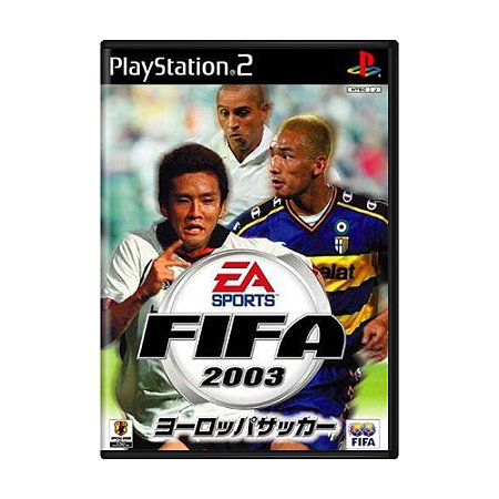 Jogo FIFA 2003 - PS2 (Japonês)