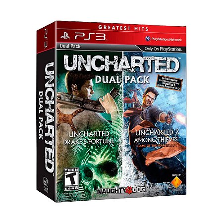 Jogo Uncharted Dual Pack - PS3