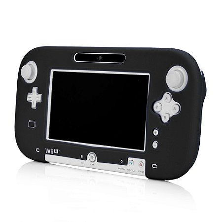 Capa de Silicone Game Pad Preta - Wii U