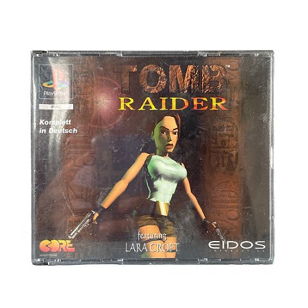 Jogo Tomb Raider - PS1 (Europeu)