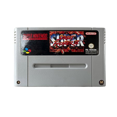 Jogo Super Street Fighter II - SNES (Europeu)
