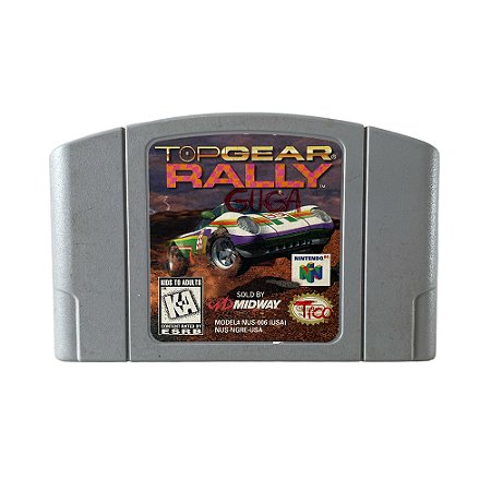 Jogo Top Gear Rally - N64