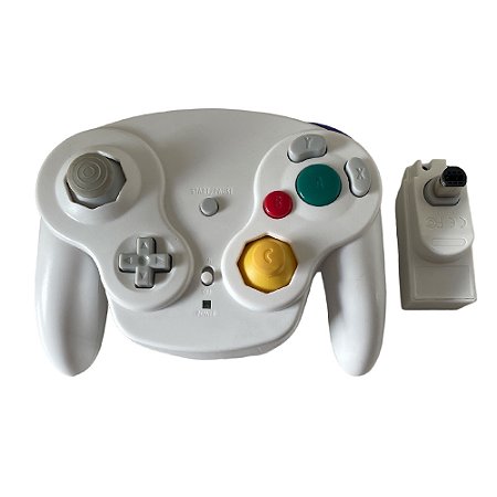 Controle WaveBird Paralelo Branco sem fio - Wii e GameCube