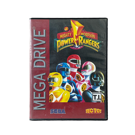 Jogo Mighty Morphin Power Rangers - Mega Drive