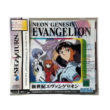 Jogo Shinseiki Evangelion (Reprint) - Sega Saturn (Japonês)