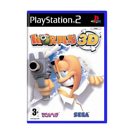 Jogo Worms 3D - PS2 (Europeu)