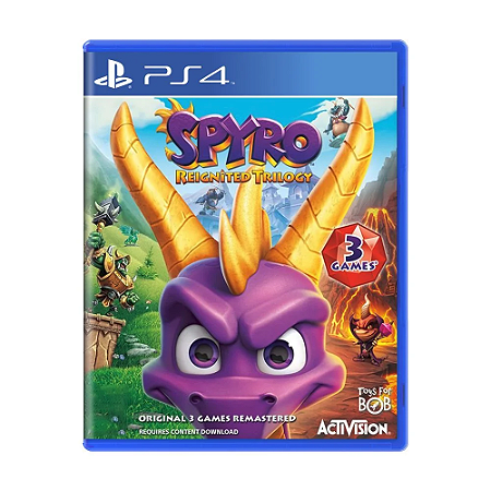 Jogo Spyro Reignited Trilogy - PS4 (Lacrado)